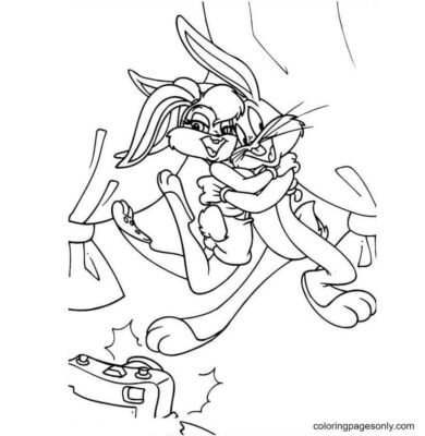 Lola Bunny Coloring Pages Printable for Free Download