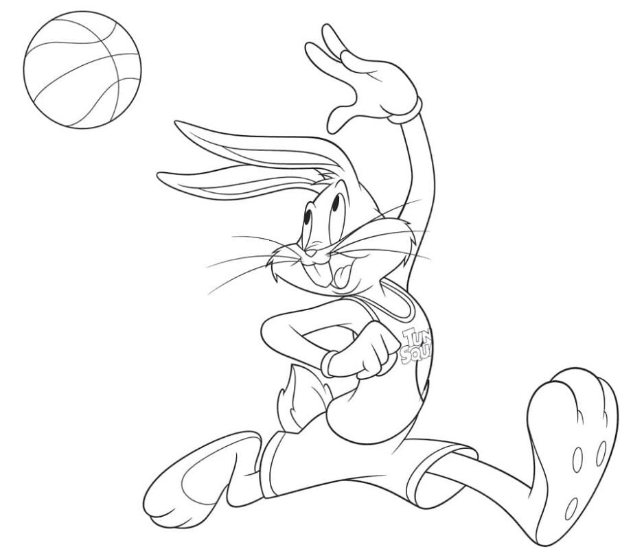 Space Jam Coloring Pages Printable For Free Download