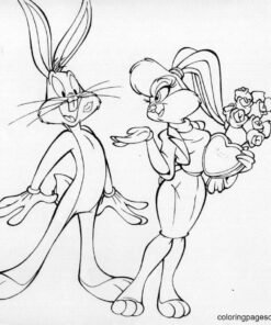 Lola Bunny Coloring Pages Printable for Free Download