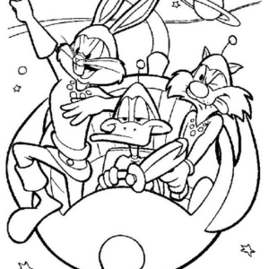 baby looney tunes sylvester coloring pages