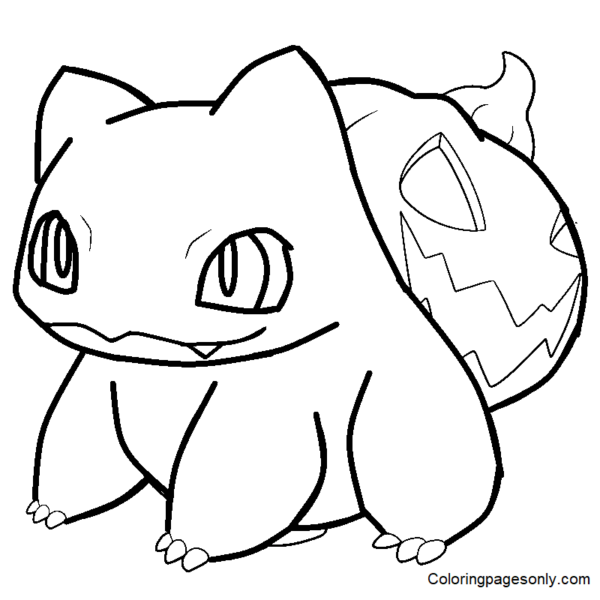 Pokemon Halloween Coloring Pages Printable for Free Download