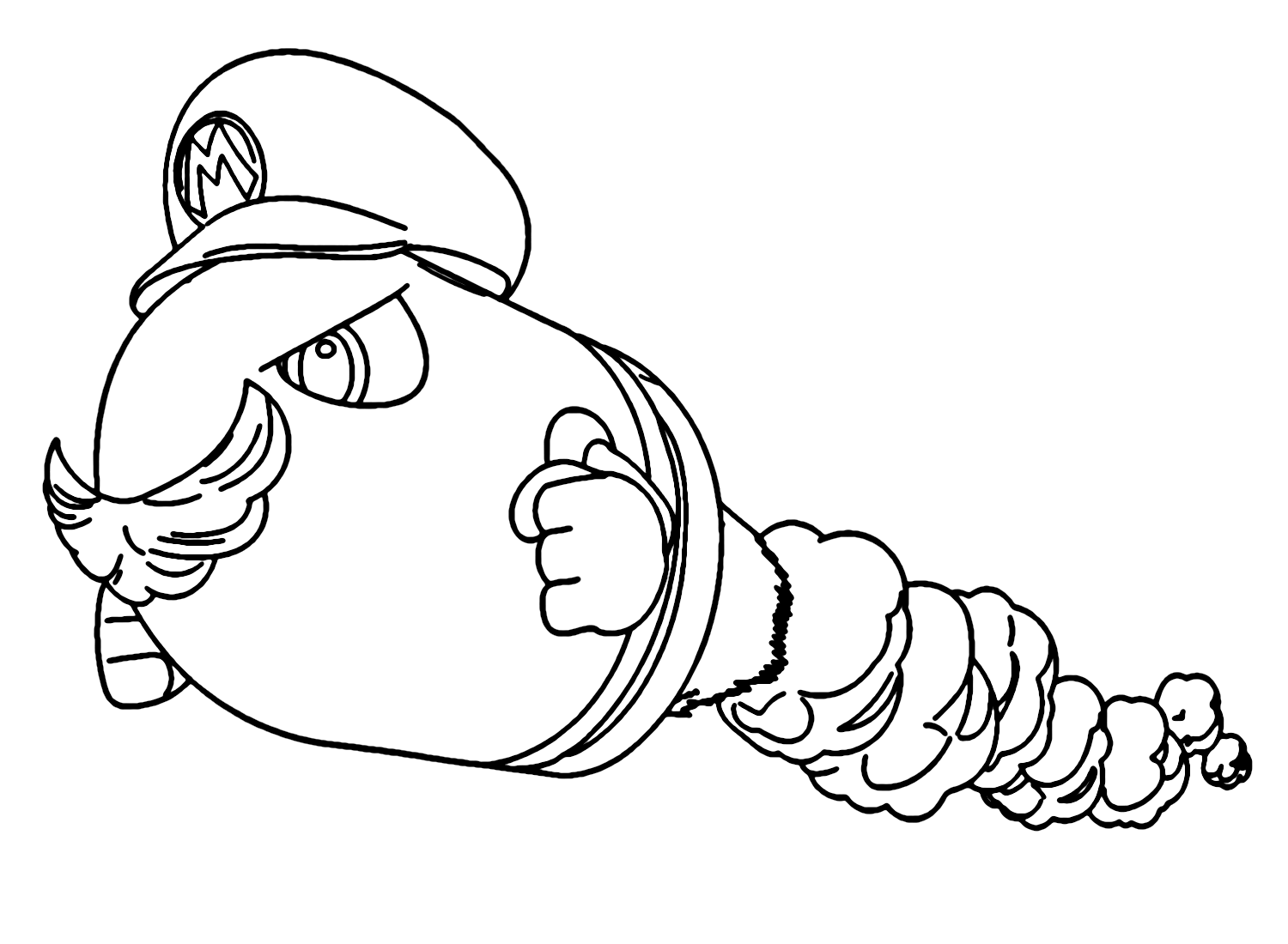 mario bullet coloring pages