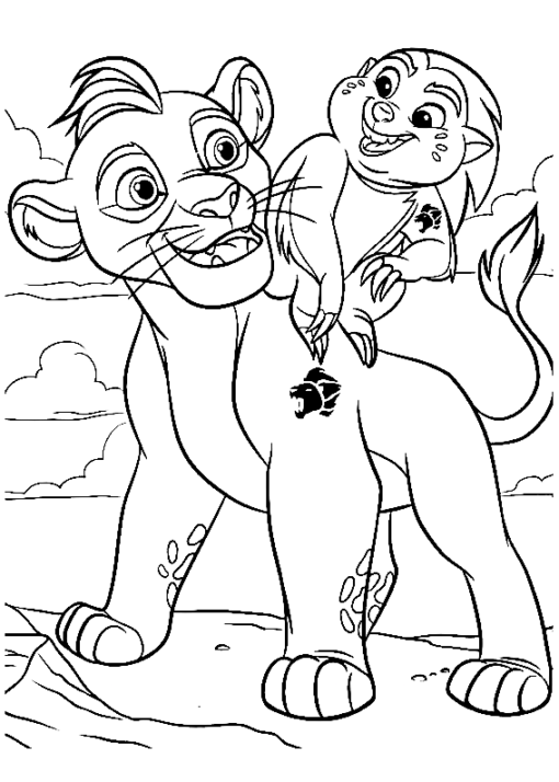 Lion Guard Coloring Pages Printable for Free Download