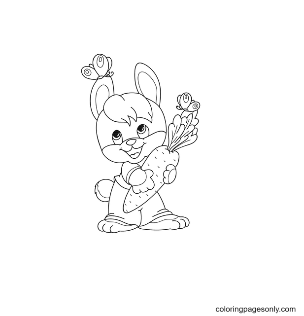 Carrot Coloring Pages Printable for Free Download