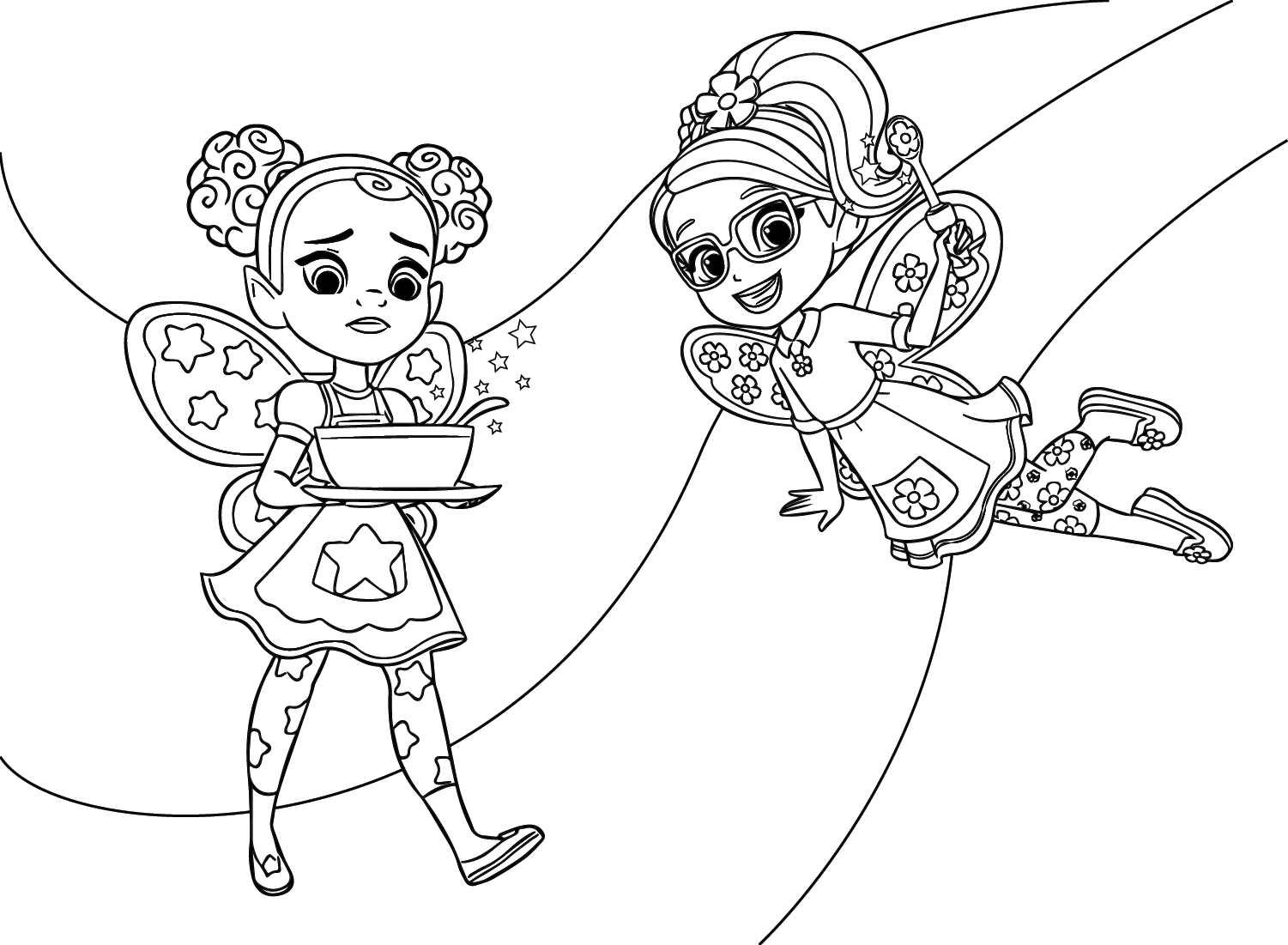 Butterbean’s Cafe Coloring Pages Printable for Free Download