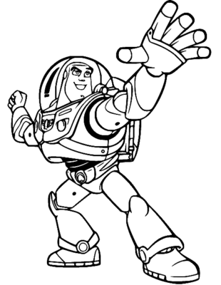 Buzz Lightyear Coloring Pages Printable for Free Download