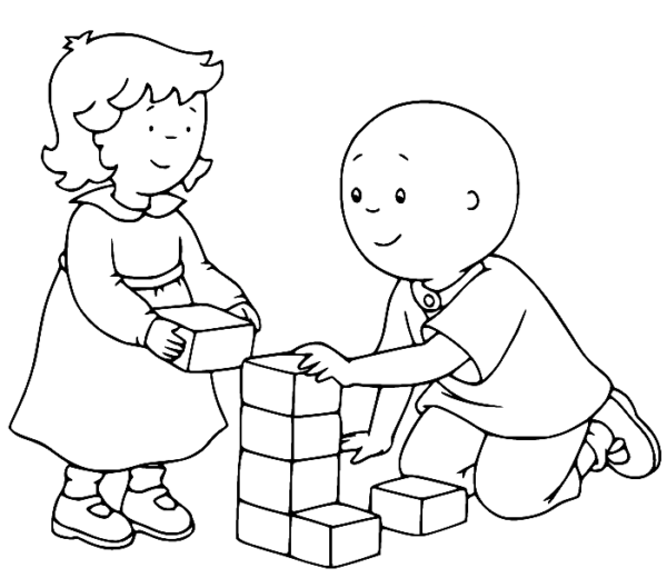 Caillou Coloring Pages Printable for Free Download