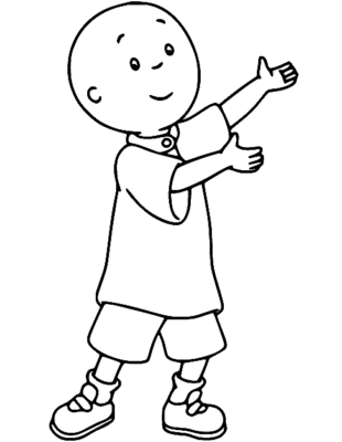 Caillou Coloring Pages Printable for Free Download