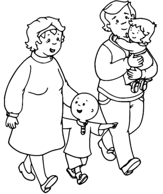 Caillou Coloring Pages Printable for Free Download