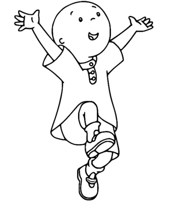 Caillou Coloring Pages Printable for Free Download