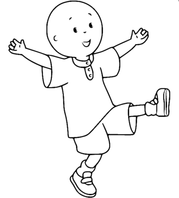 Caillou Coloring Pages Printable for Free Download