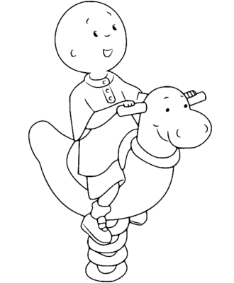 Caillou Coloring Pages Printable for Free Download