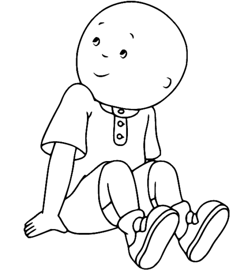 Caillou Coloring Pages Printable for Free Download