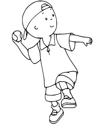 Caillou Coloring Pages Printable for Free Download