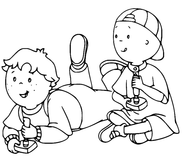 Caillou Coloring Pages Printable for Free Download