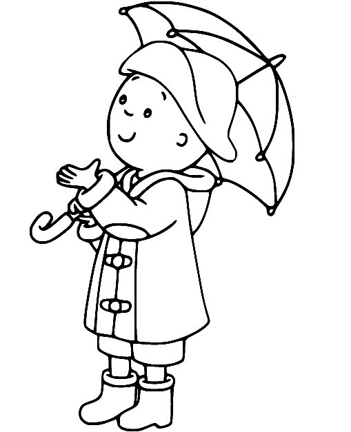 Caillou Coloring Pages Printable for Free Download