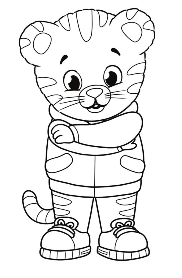 Daniel Tiger Coloring Pages Printable for Free Download