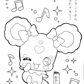 Glitter Force Coloring Pages Printable for Free Download