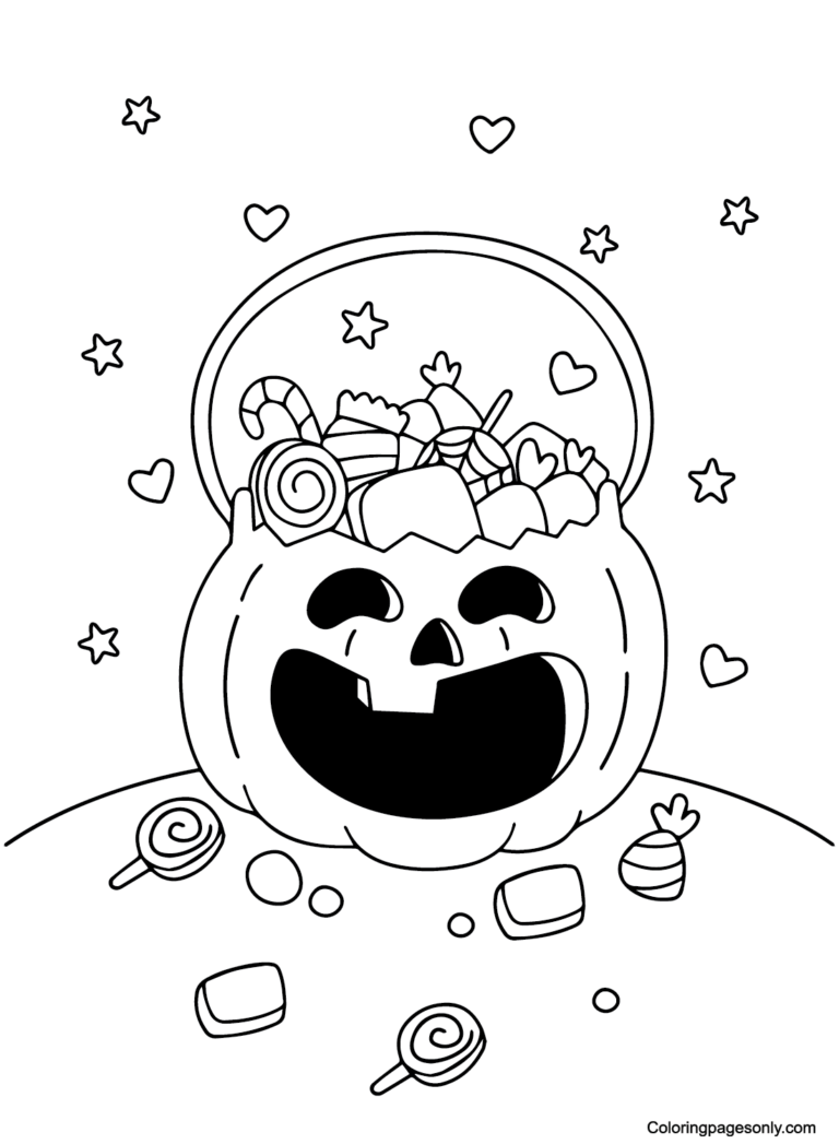 Candyland Coloring Pages Printable For Free Download