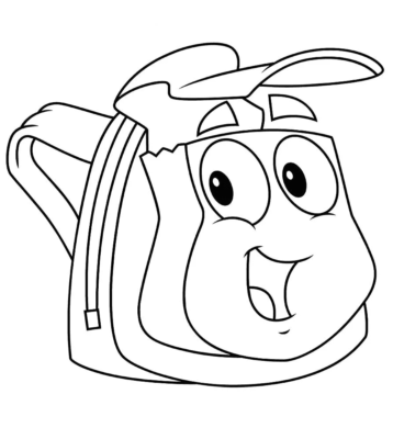 Backpack Coloring Pages Printable for Free Download