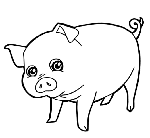 Pig Coloring Pages Printable For Free Download