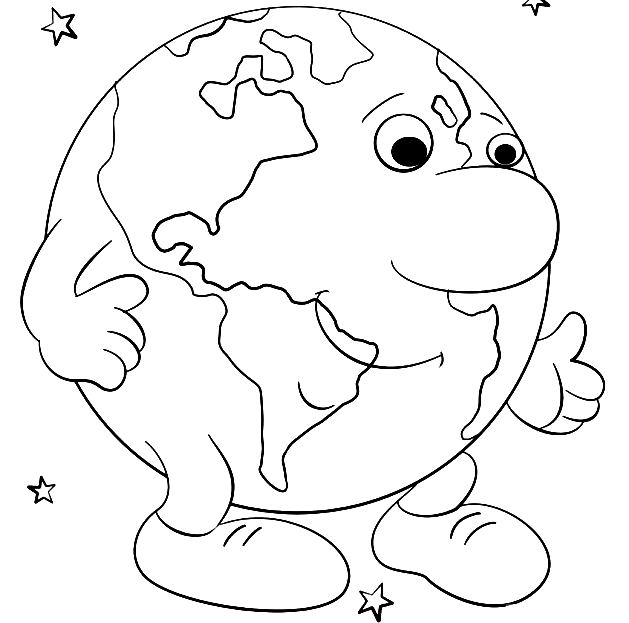 Earth Coloring Pages Printable for Free Download
