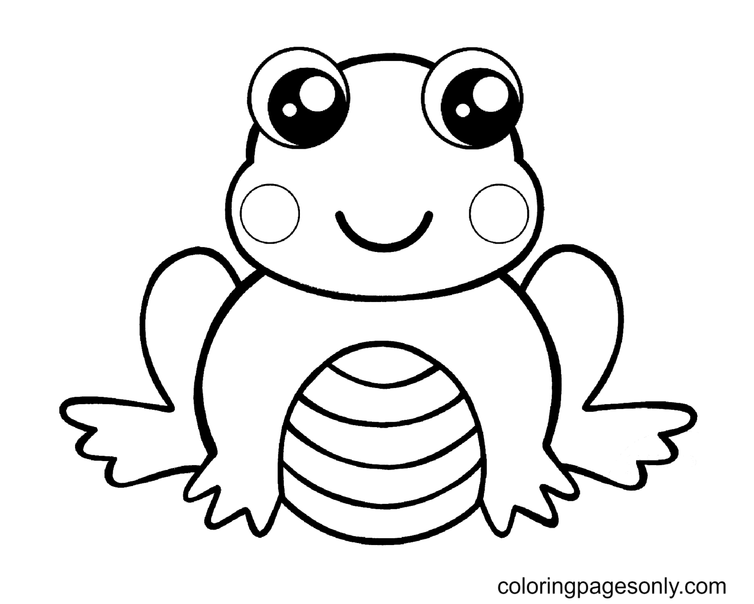 Frog Coloring Pages Printable for Free Download