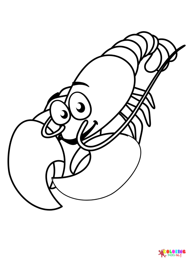 Lobster Coloring Pages Printable for Free Download