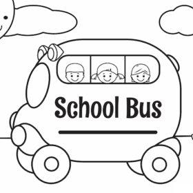 School Bus Coloring Pages Printable for Free Download