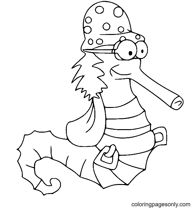 Seahorse Coloring Pages Printable for Free Download