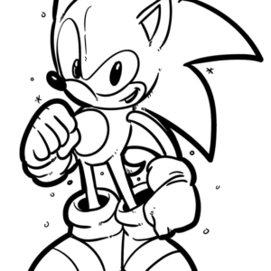 Free Printable Sonic Toys Coloring Page, Sheet and Picture for