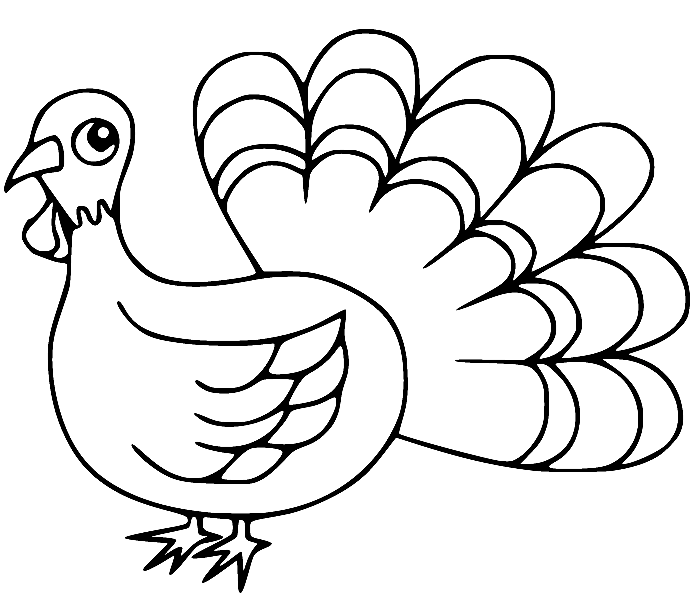 Turkey Coloring Pages Printable for Free Download