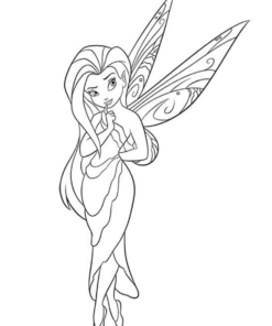 Fairy Coloring Pages Printable for Free Download