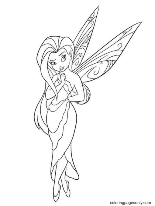 Fairy Coloring Pages Printable for Free Download