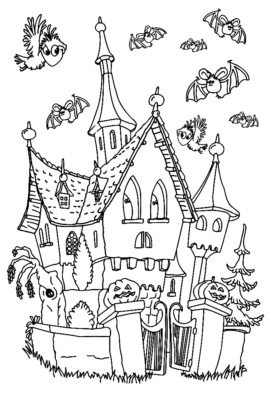 Castle Coloring Pages Printable for Free Download