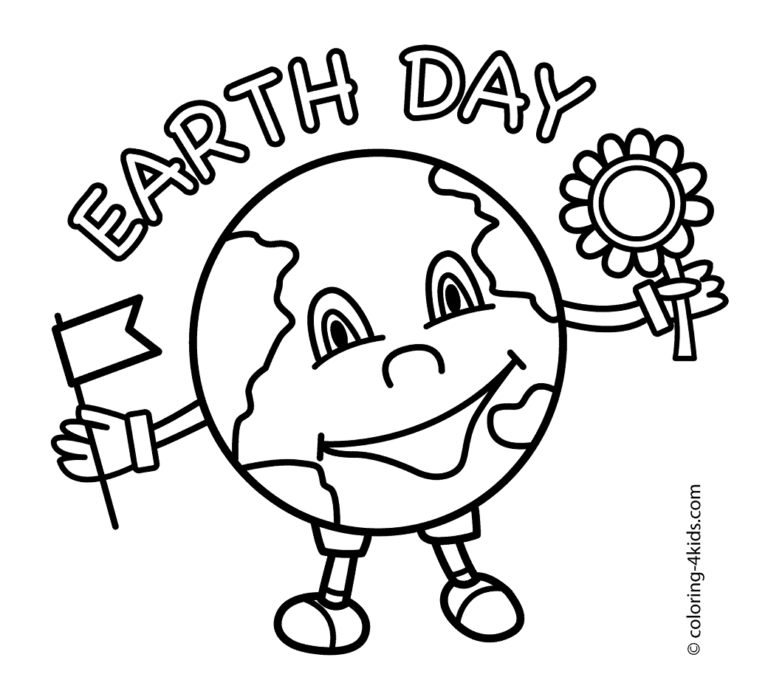 Earth Day Coloring Pages Printable for Free Download