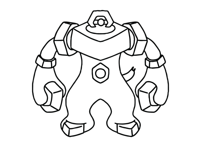 Melmetal Coloring Pages Printable for Free Download