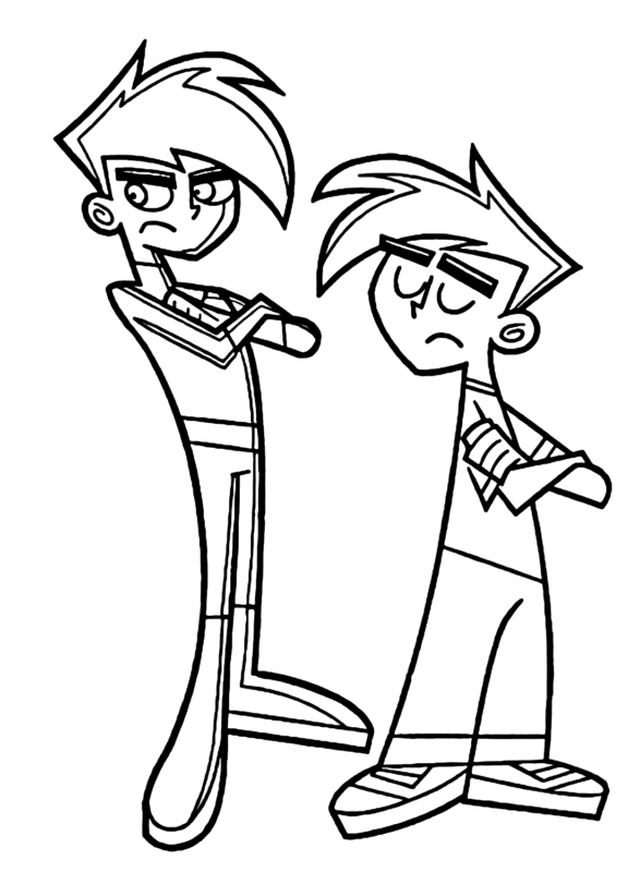 Danny Phantom Coloring Pages Printable For Free Download 