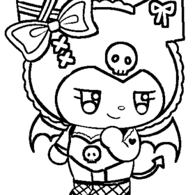 Kuromi Coloring Pages Printable for Free Download