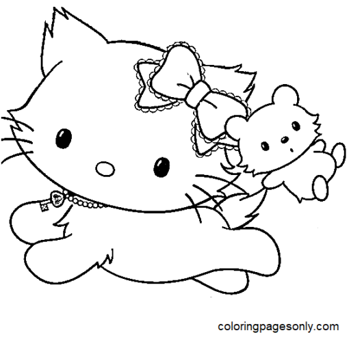 Charmmy Kitty Coloring Pages Printable for Free Download