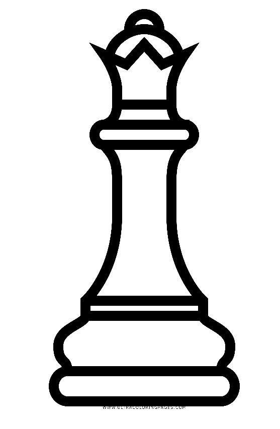 Pawn Cute Chess Piece Coloring Pages - Free Printable Coloring Pages