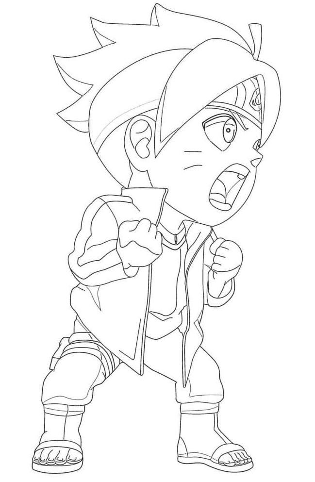 Boruto Coloring Pages - Print and color  WONDER DAY — Coloring pages for  children and adults
