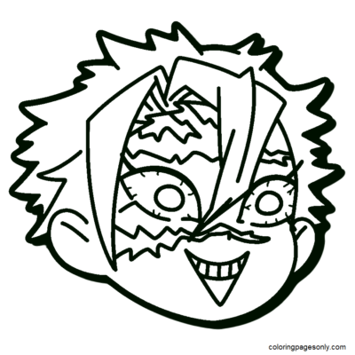 Sanemi Shinazugawa Coloring Pages Printable for Free Download