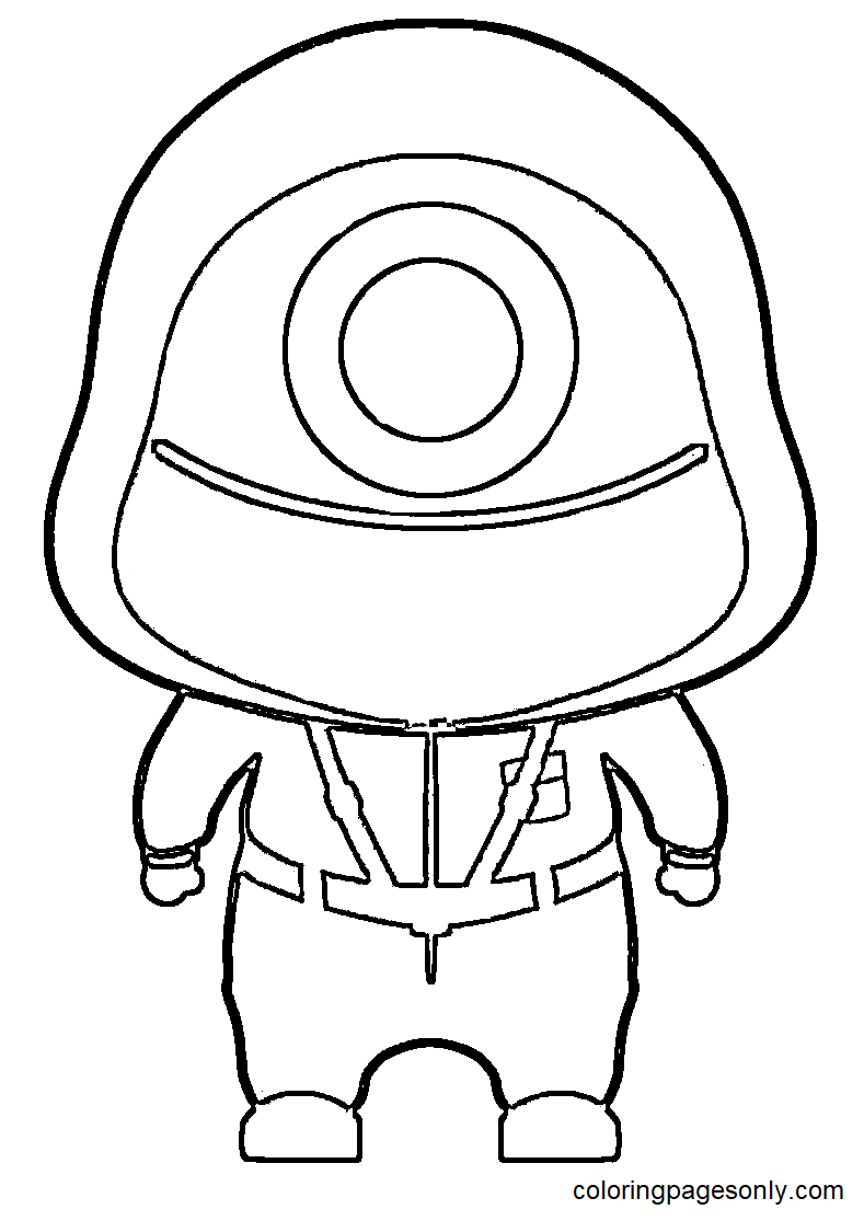 Squid Game Coloring Pages Printable for Free Download