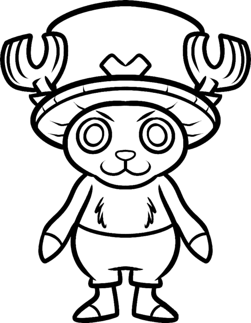 Tony Tony Chopper Coloring Pages Printable for Free Download