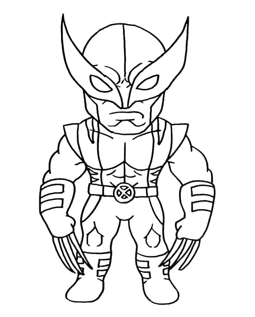 Wolverine Coloring Pages Printable for Free Download