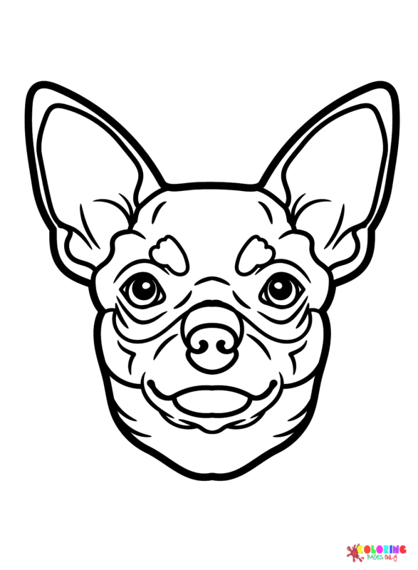 Chihuahua Coloring Pages Printable for Free Download