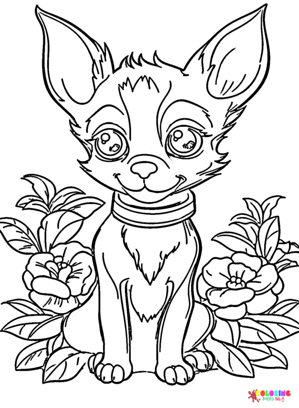 Chihuahua Coloring Pages Printable for Free Download