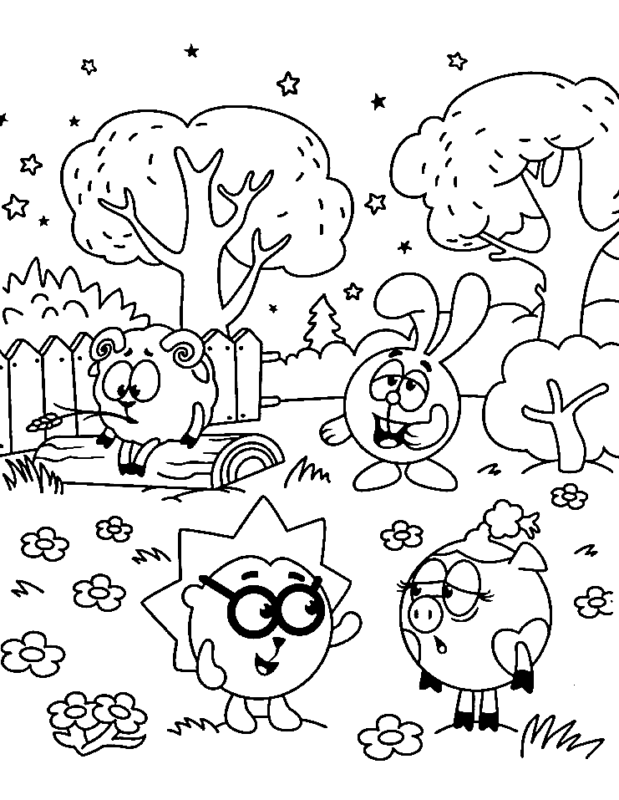 KikoRiki Coloring Pages Printable for Free Download