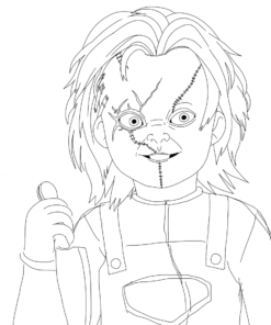 Chucky Coloring Pages Printable for Free Download